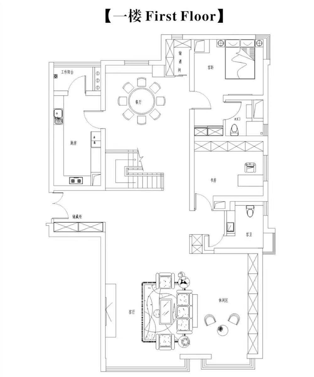 Penthouse in Jingan with unique roof terrace next to Nanjing West Road and Jing'an Temple